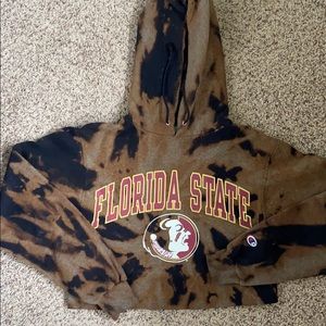 Champion FSU Florida State University tie dye